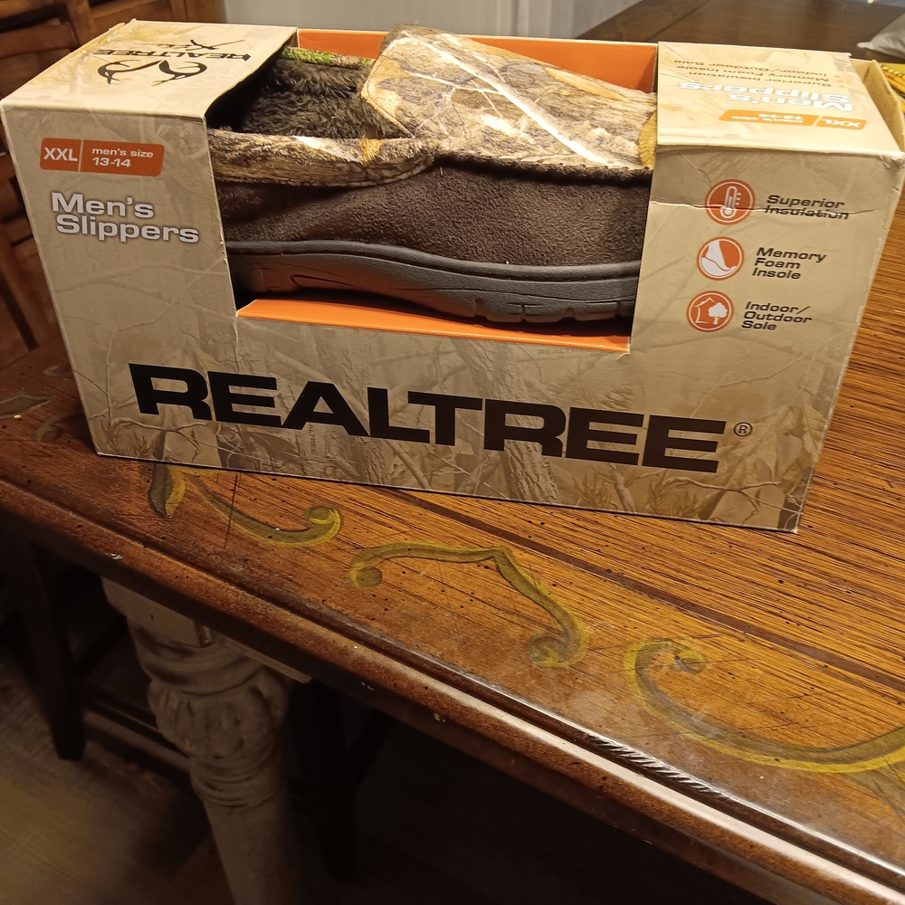 Realtree Men's Camouflage Slippers